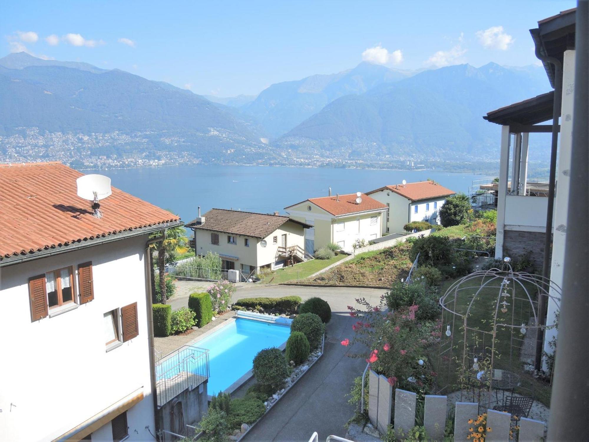 Residenza Al Castagno Duplex By Fewotessin Piazzogna Luaran gambar
